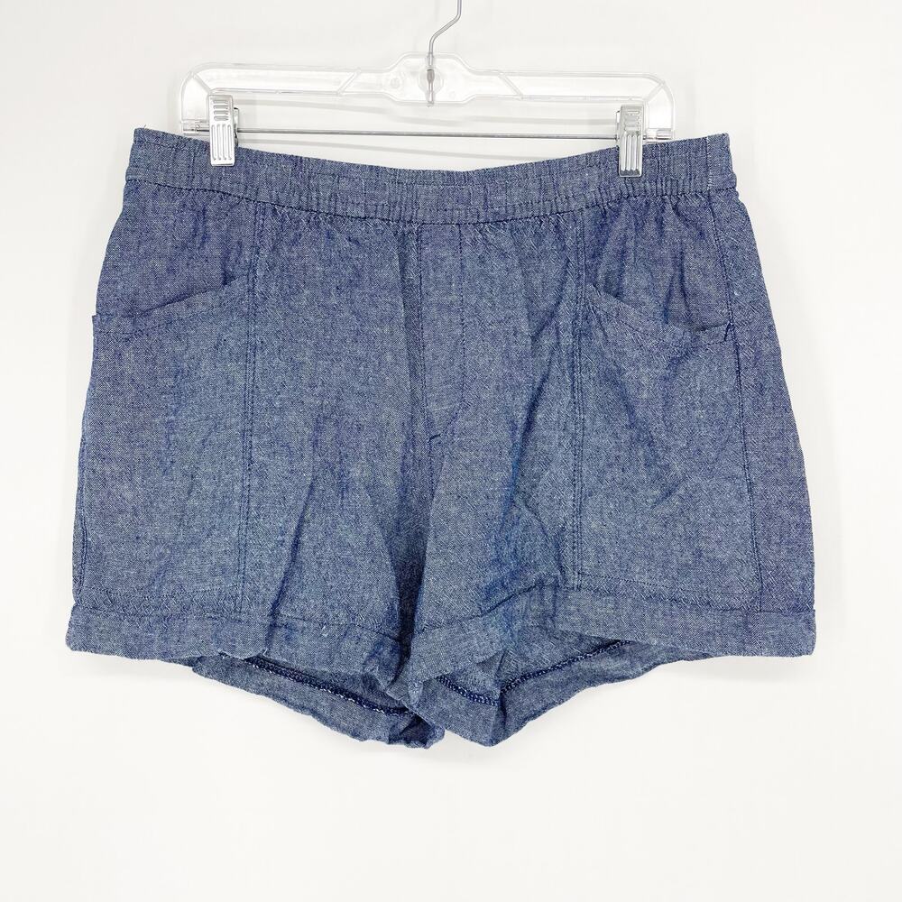Old Navy High Rise Linen Short Size Large